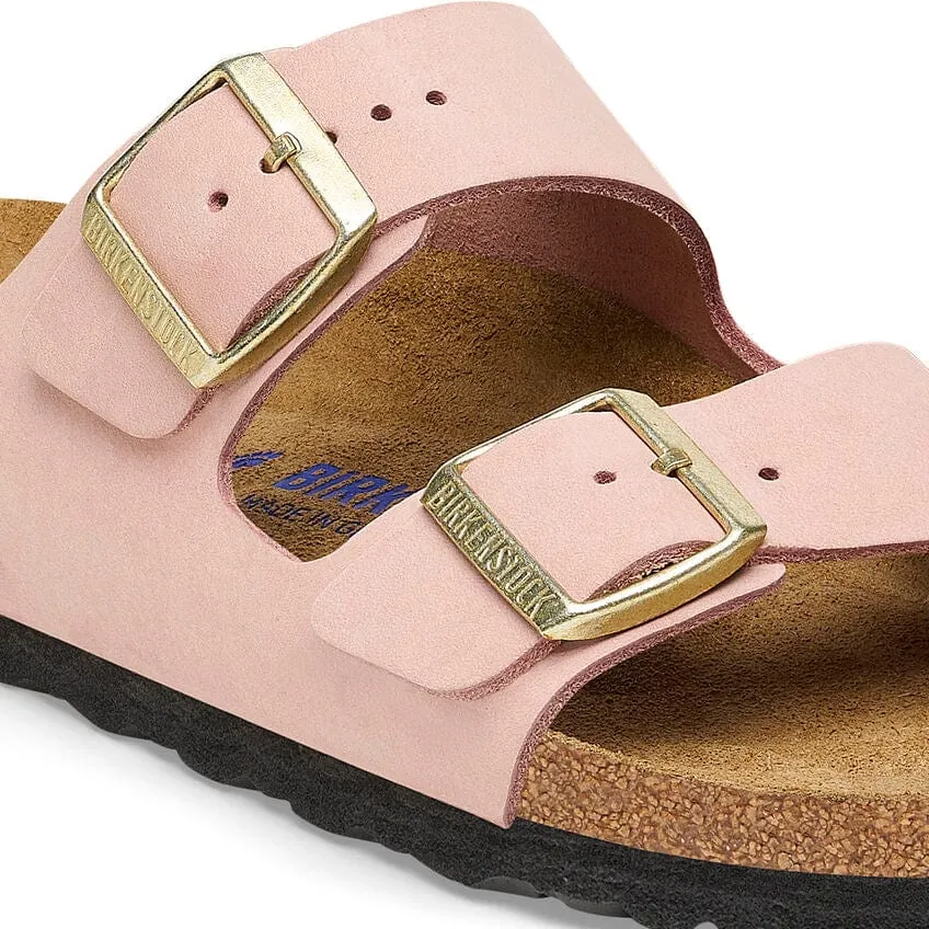 Birkenstock Arizona Sandals (Soft Footbed)- Soft Pink