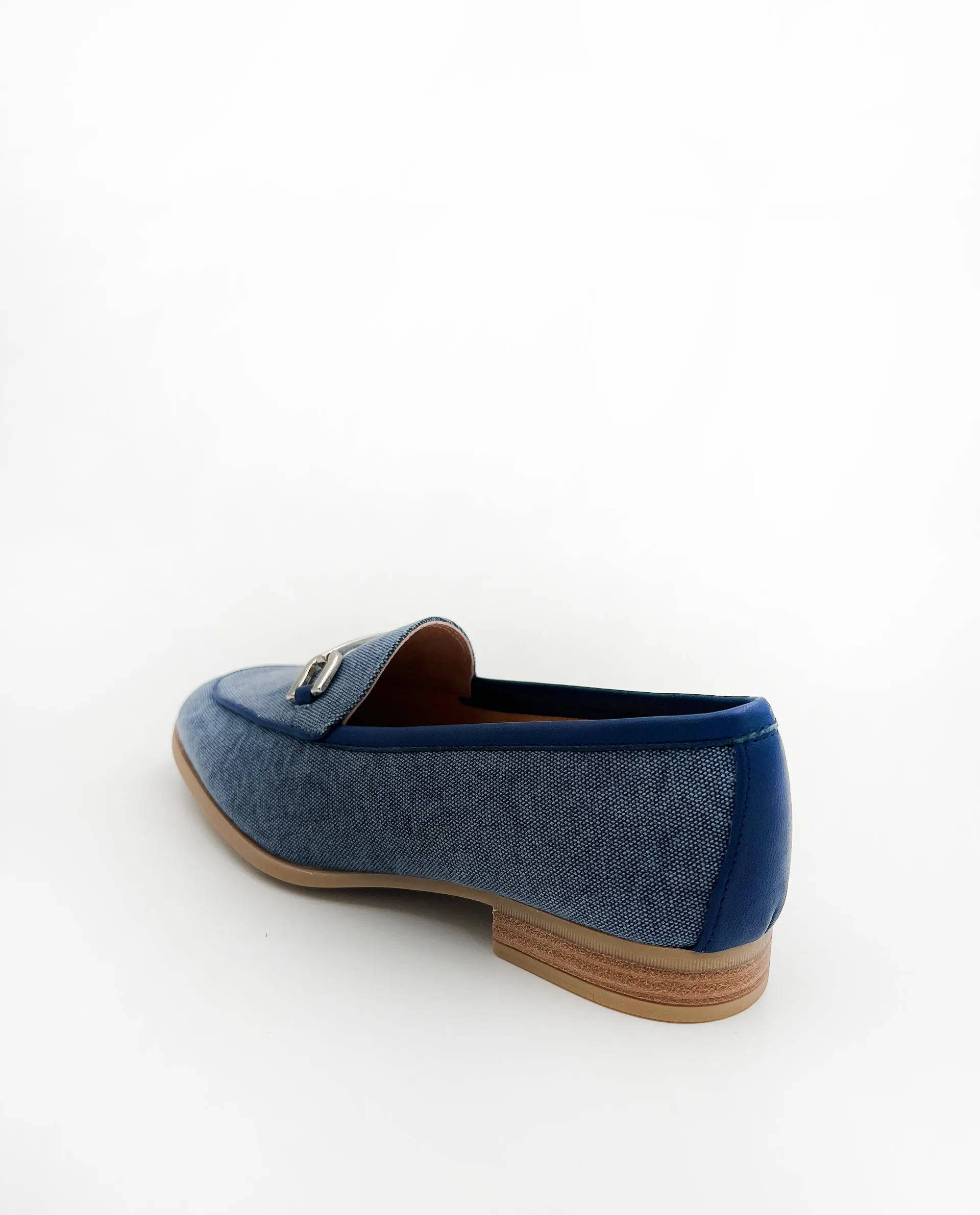 CLASSIC LOAFER IN DENIM LINEN