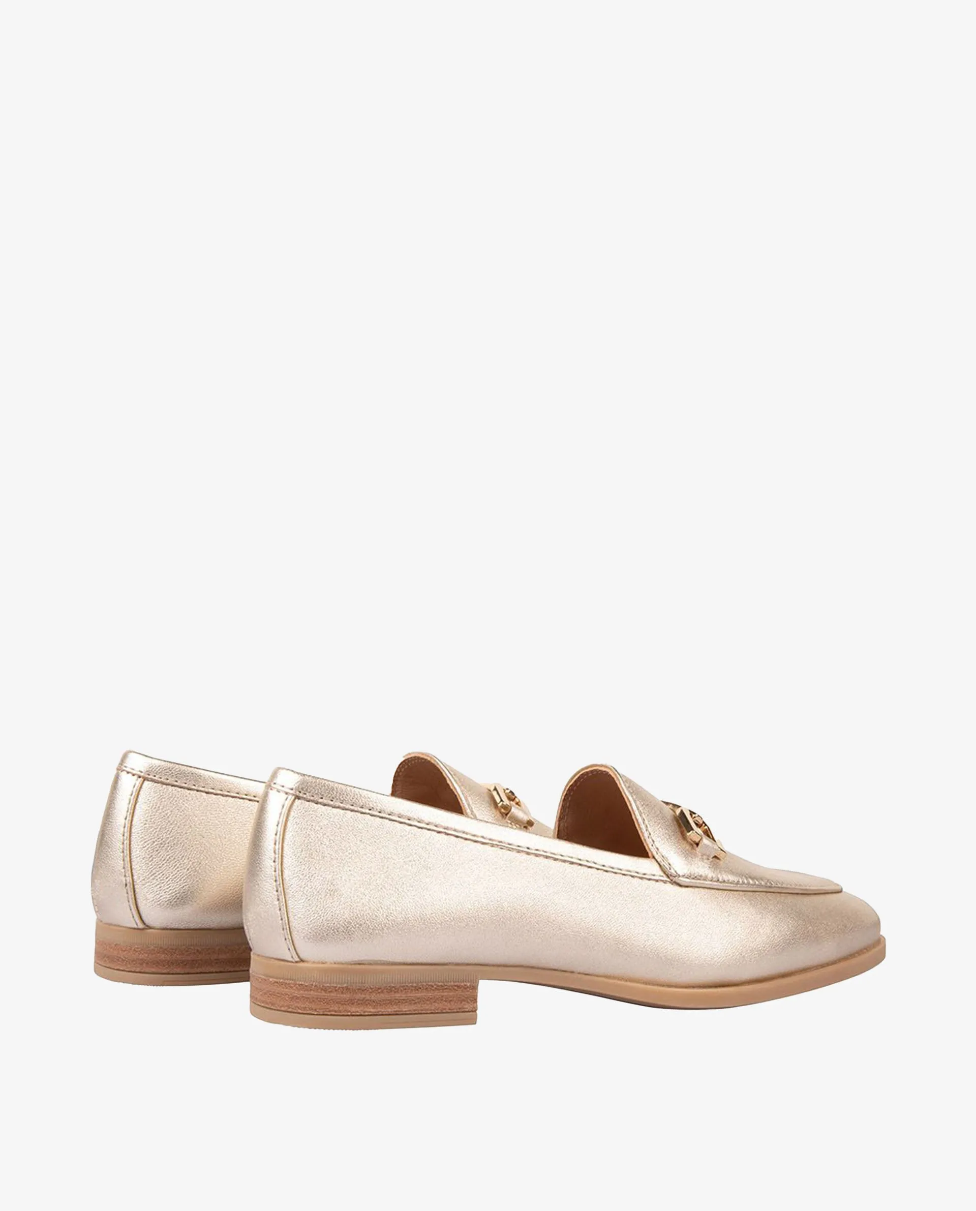 CLASSIC LOAFER IN METALLIC LEATHER