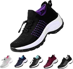 Comfortwear Ortho Shoes for Women,Breathable Walking Shoes Slip on Trainers Women's Comfortable Casual Ladies Athletic Shoe Thick Bottom