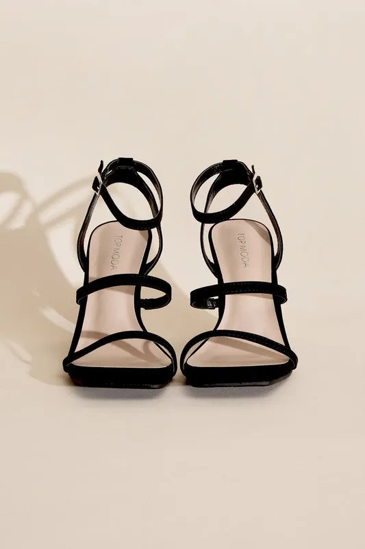 DEVIN-8 ANKLE STRAP HEELS