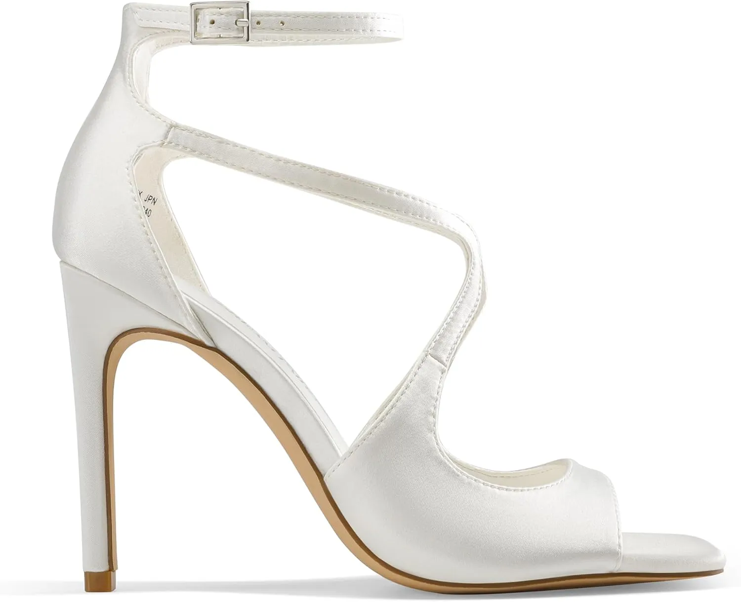 DREAM PAIRS Women's High Heels Sexy Cross Square Open Toe Strappy Dressy Sexy Stylish Stilettos Heels Sandals