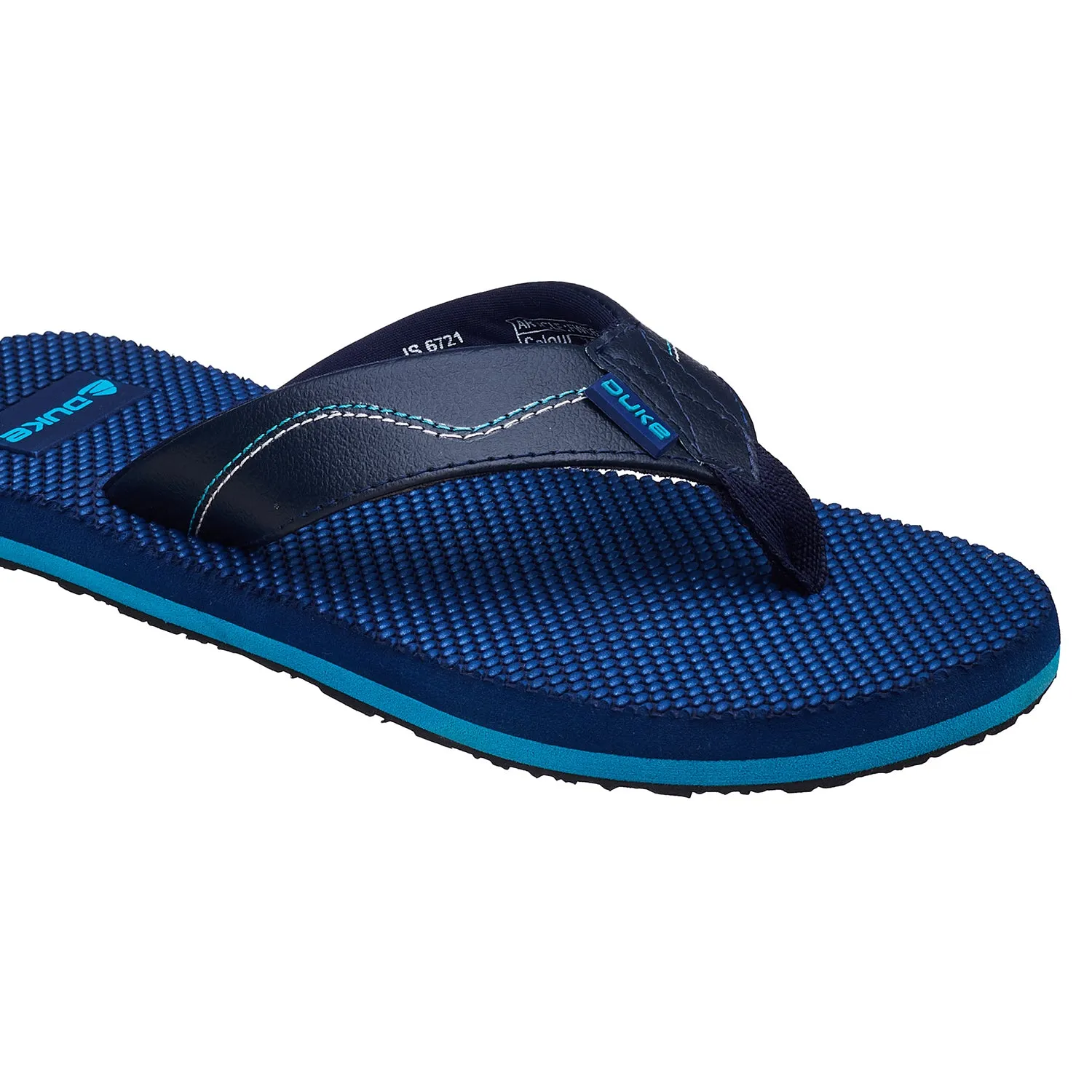 Duke Men Textured Thong Flipflops (FWC6172)