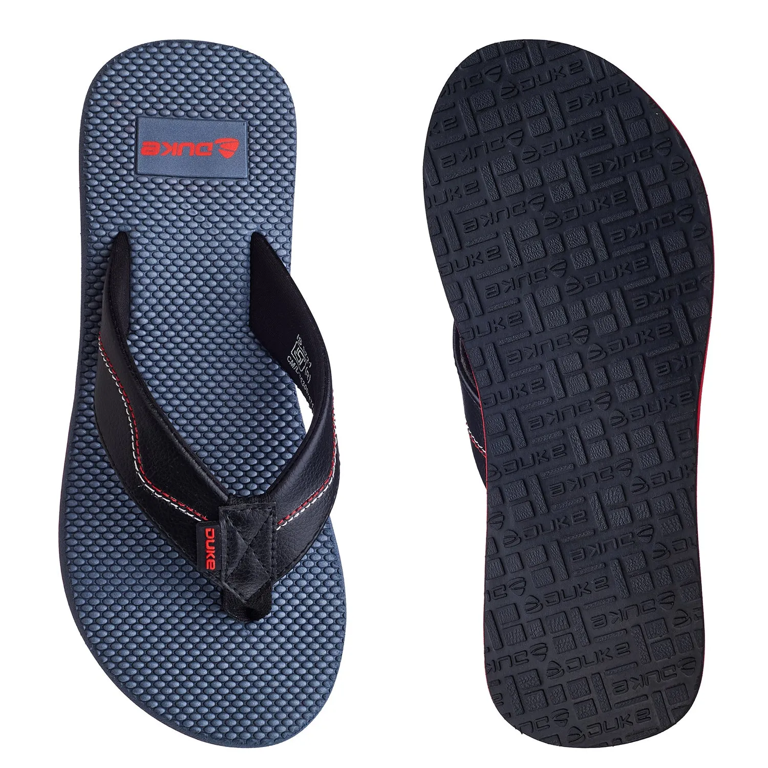Duke Men Textured Thong Flipflops (FWC6172)