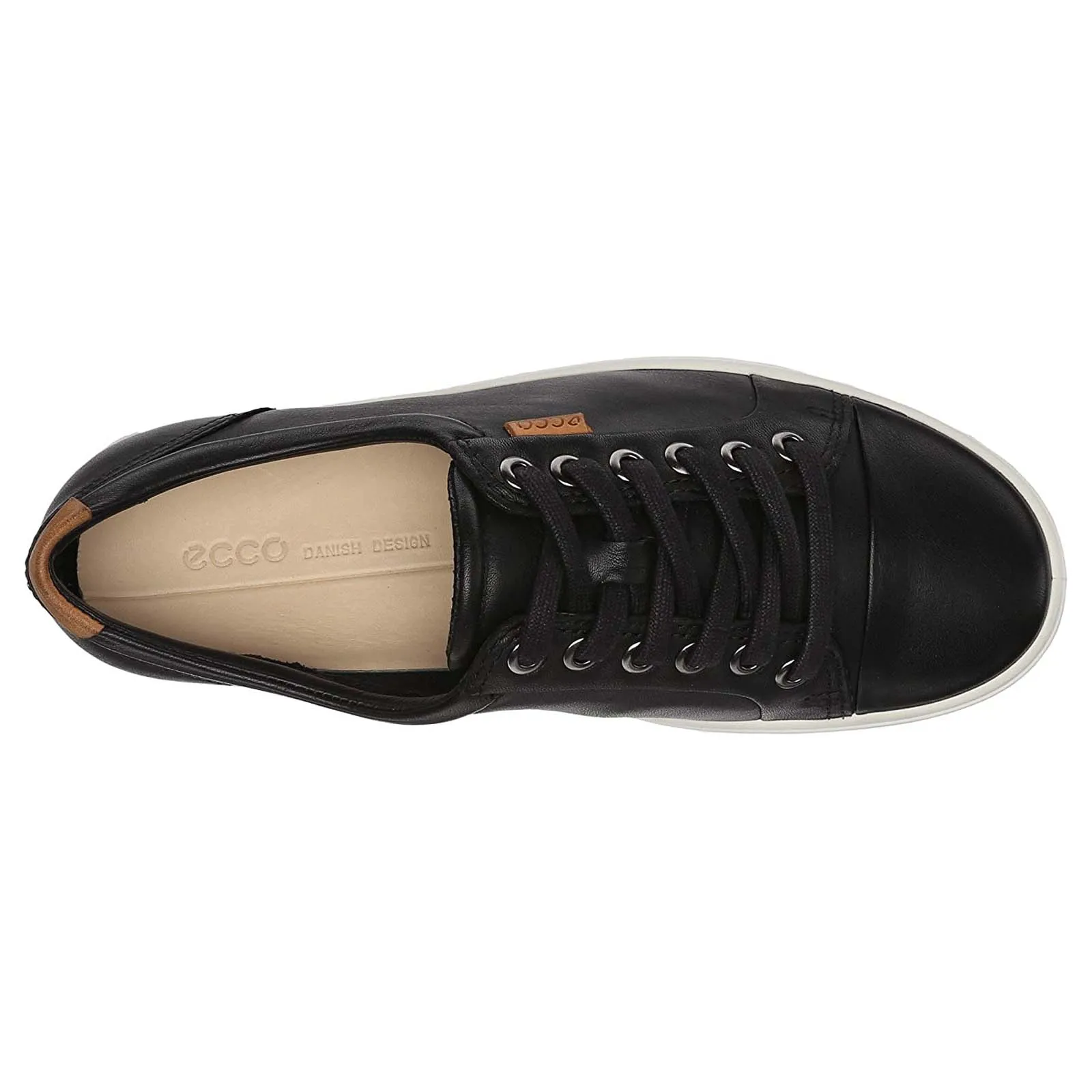 Ecco Soft 7 430004 Leather Men's Lace Up Trainers - UK 10.5-11 - US 11-11.5 Men - EU 45