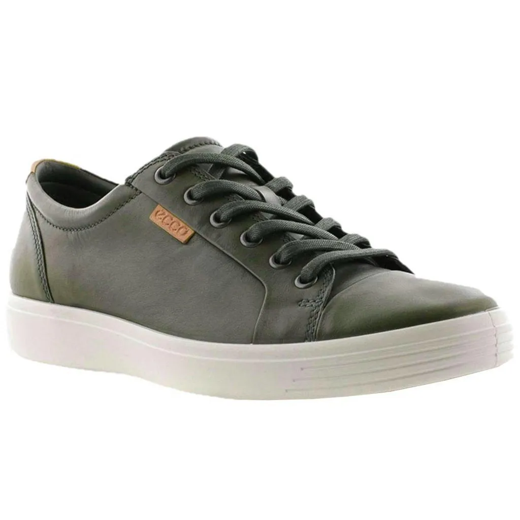Ecco Soft 7 Full Grain Leather Men's Casual Trainers