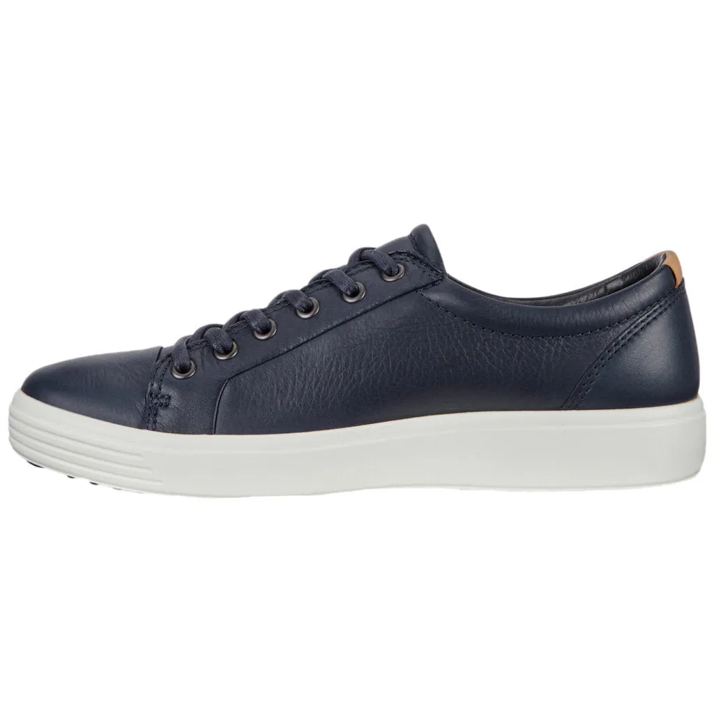Ecco Soft 7 Full Grain Leather Men's Casual Trainers