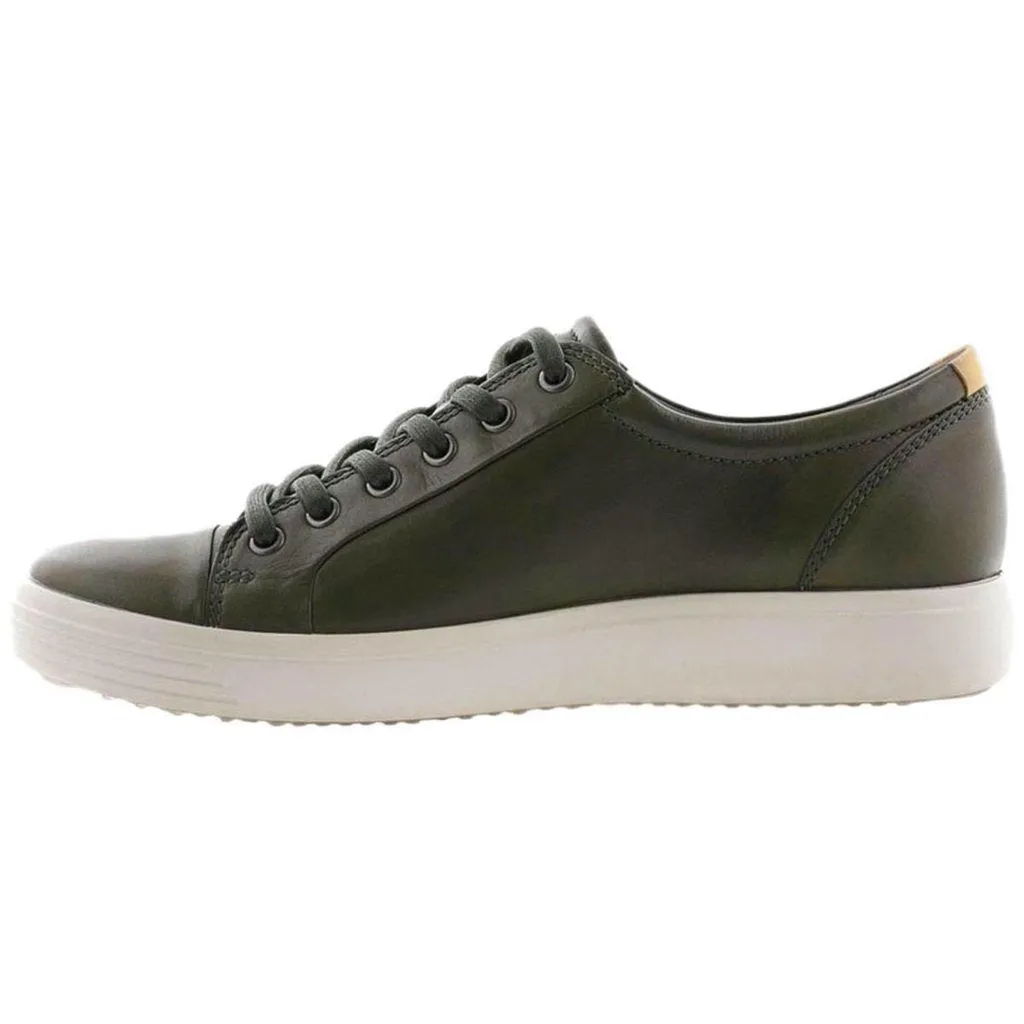 Ecco Soft 7 Full Grain Leather Men's Casual Trainers