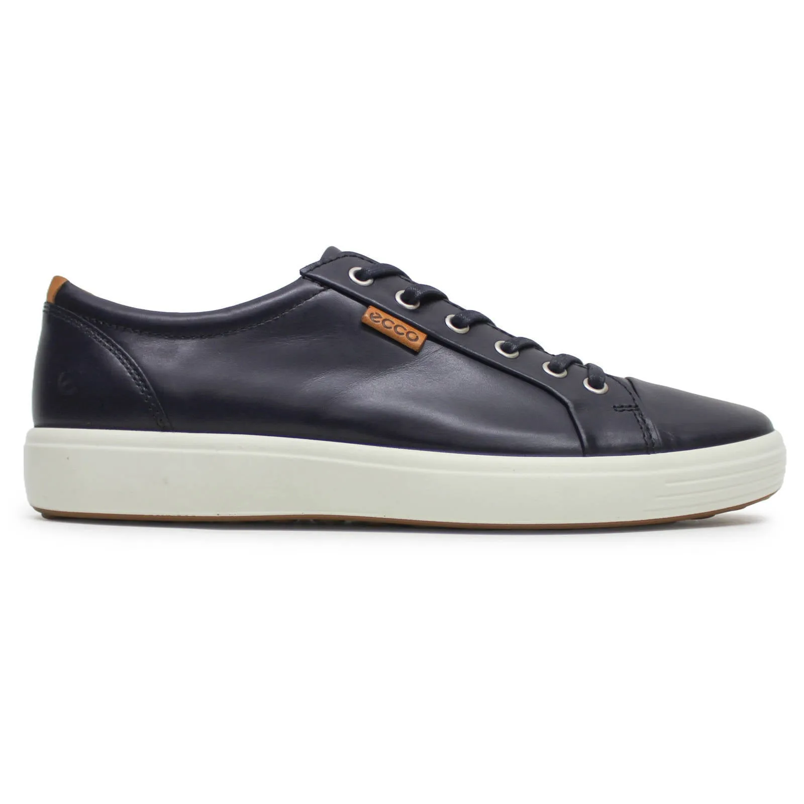 Ecco Soft 7 Full Grain Leather Men's Casual Trainers