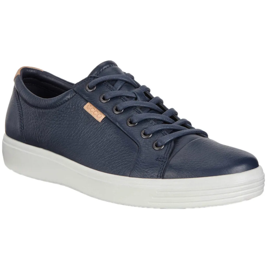 Ecco Soft 7 Full Grain Leather Men's Casual Trainers
