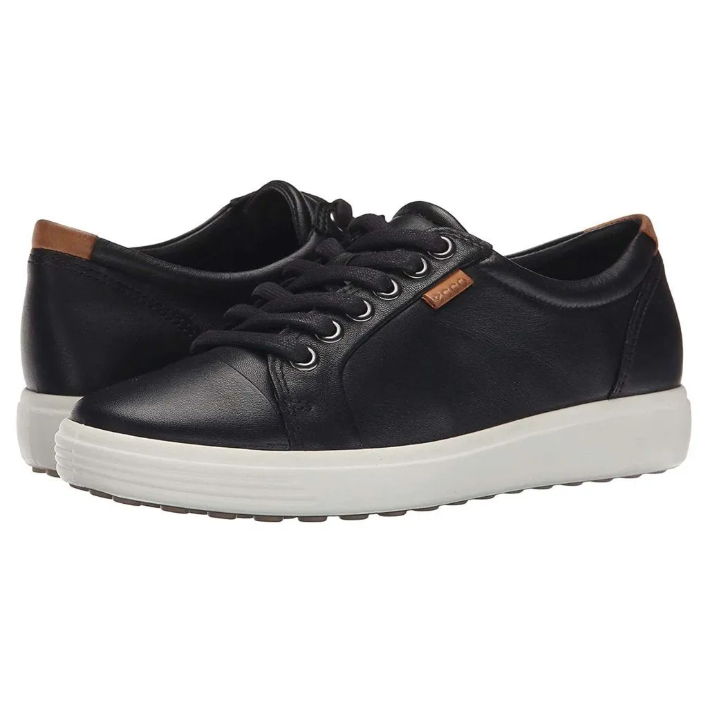 Ecco Soft 7 Full Grain Leather Men's Casual Trainers