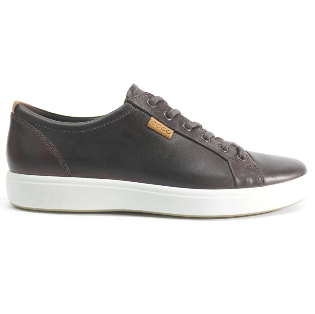 Ecco Soft 7 Full Grain Leather Men's Casual Trainers