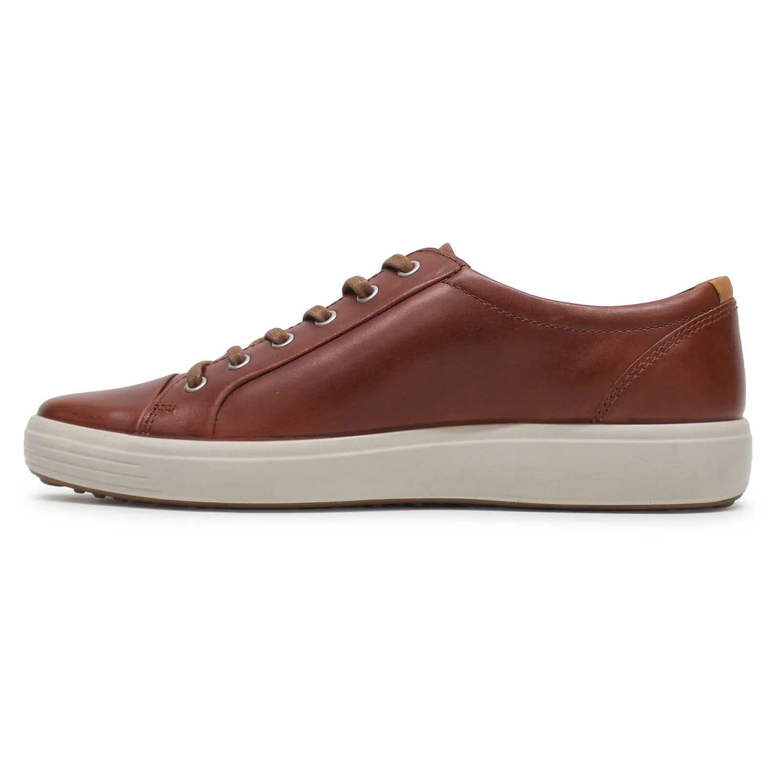 Ecco Soft 7 Full Grain Leather Men's Casual Trainers