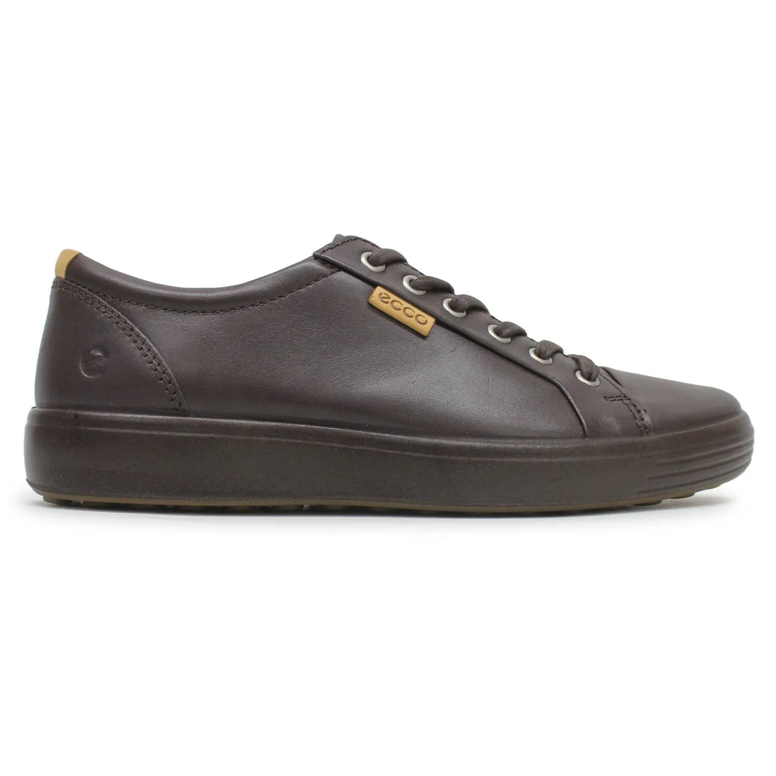 Ecco Soft 7 Full Grain Leather Men's Casual Trainers