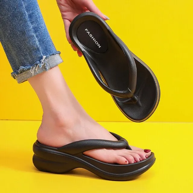 Fashion FlipFlops | Orthopädische Damen-Sandalen mit Absatz