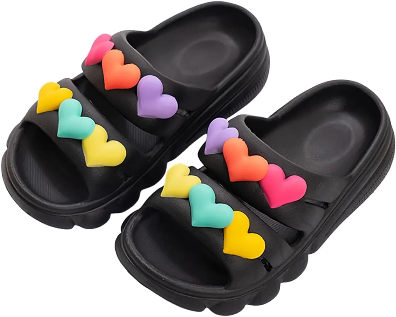 Girls Shoes Comfortable Soft Sole Home Outdoor Slippers Fashionable Love Children Slippers Sandals for Girls Samdals