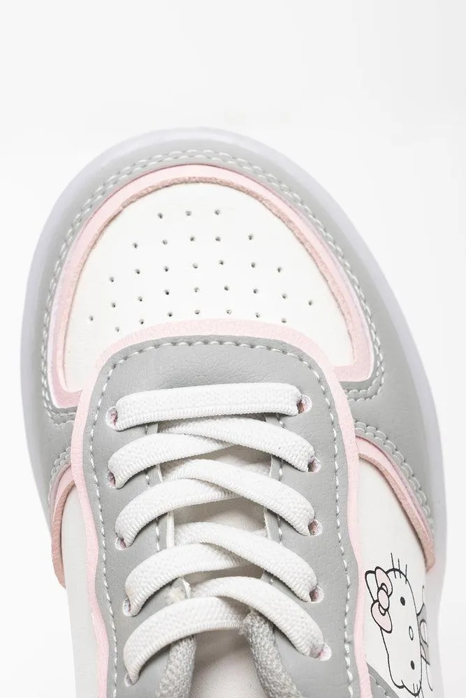 Hello Kitty Light Up Sneaker Grey