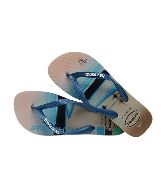 Hype Flip Flops Sand/Blue Comfy