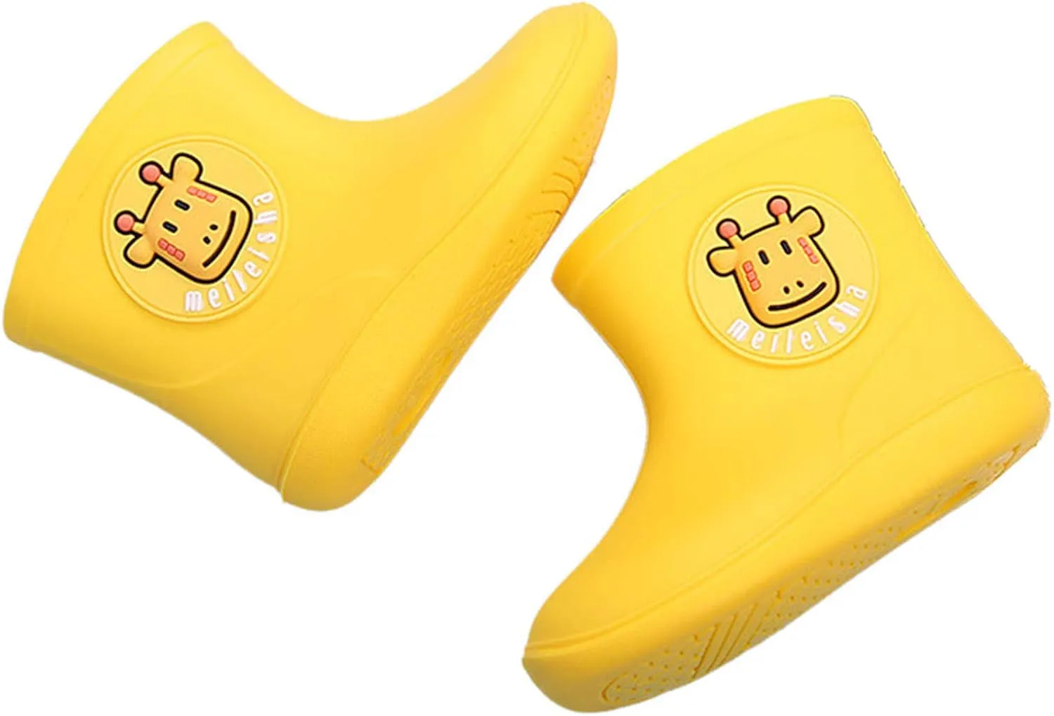 Kids Baby Boys Girls Rain Boots - Waterproof PVC Cartoon Durable Non-Slip Shoes for Spring & Fall