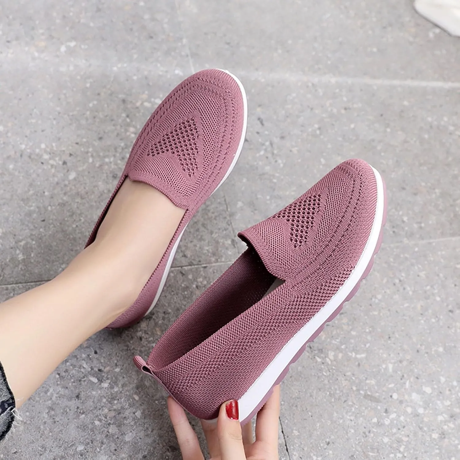 Non Slip Comfortable Fashion Sneakers for Women Non Slip Comfortable Fashion Tennis Shoes Low Top Tennis Shoe