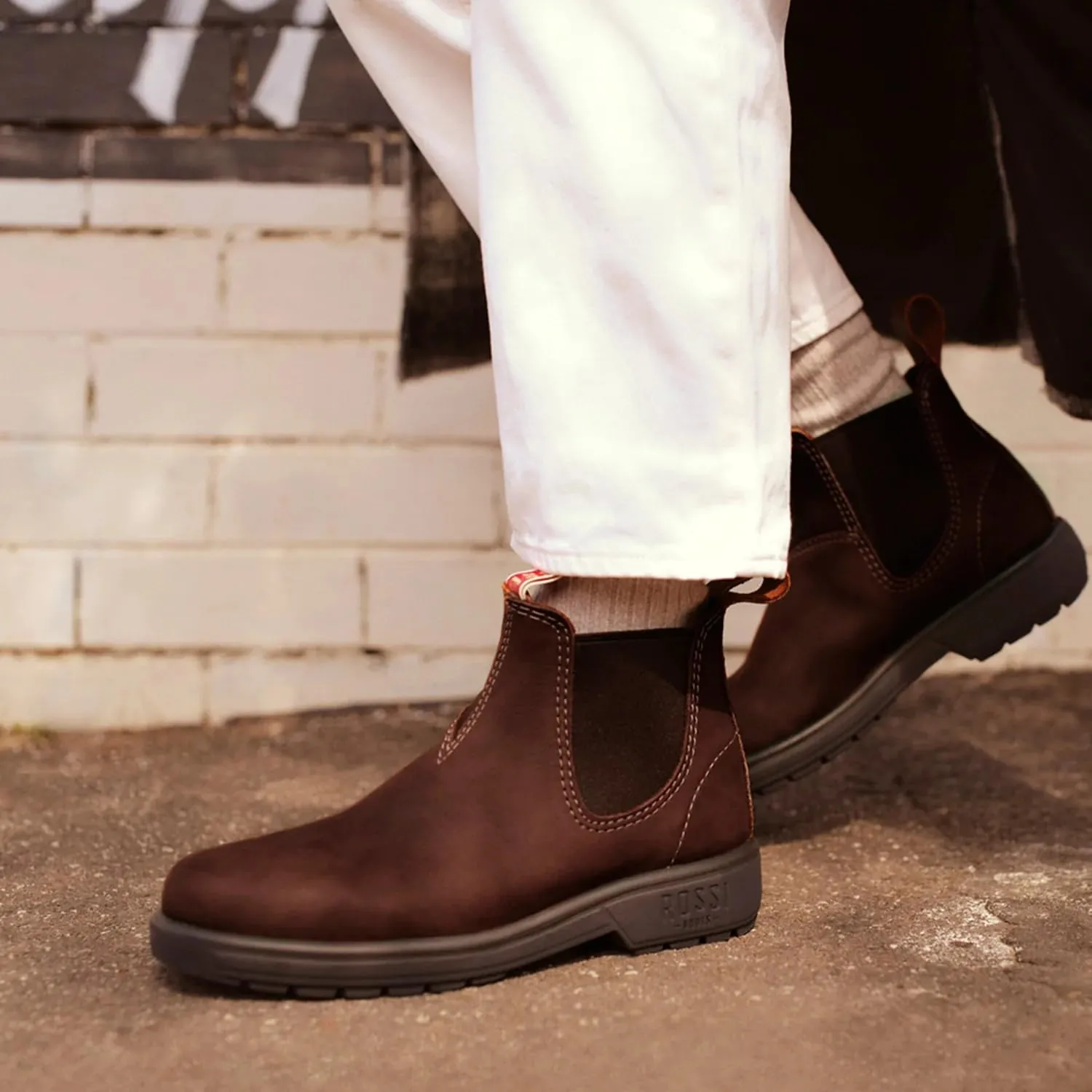 Rossi Endura 303 Leather Chelsea Australian Unisex Durable Work Ankle Boots