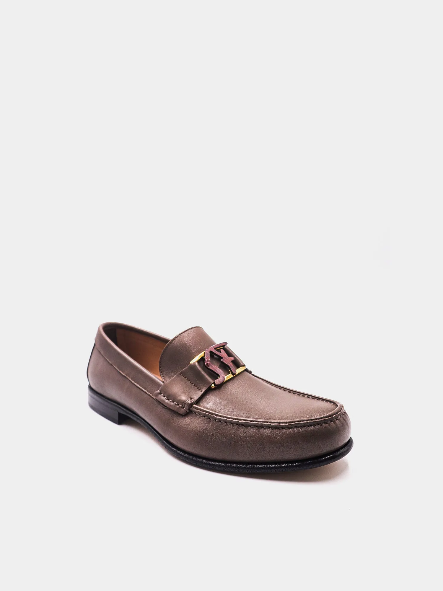 Salvatore Ferragamo Prerov Caraway Se Calf Nude Skin - Brown