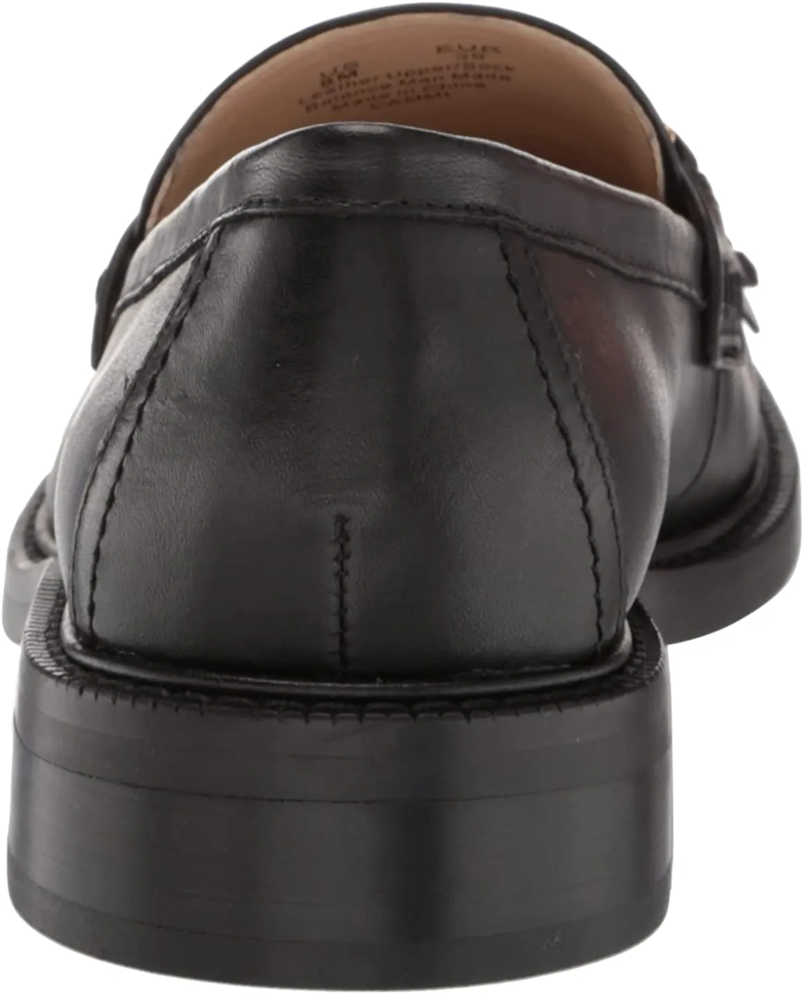 Sam Edelman Cammi Black Leather Almond Toe Slip On Buckle Accent Classic Loafers
