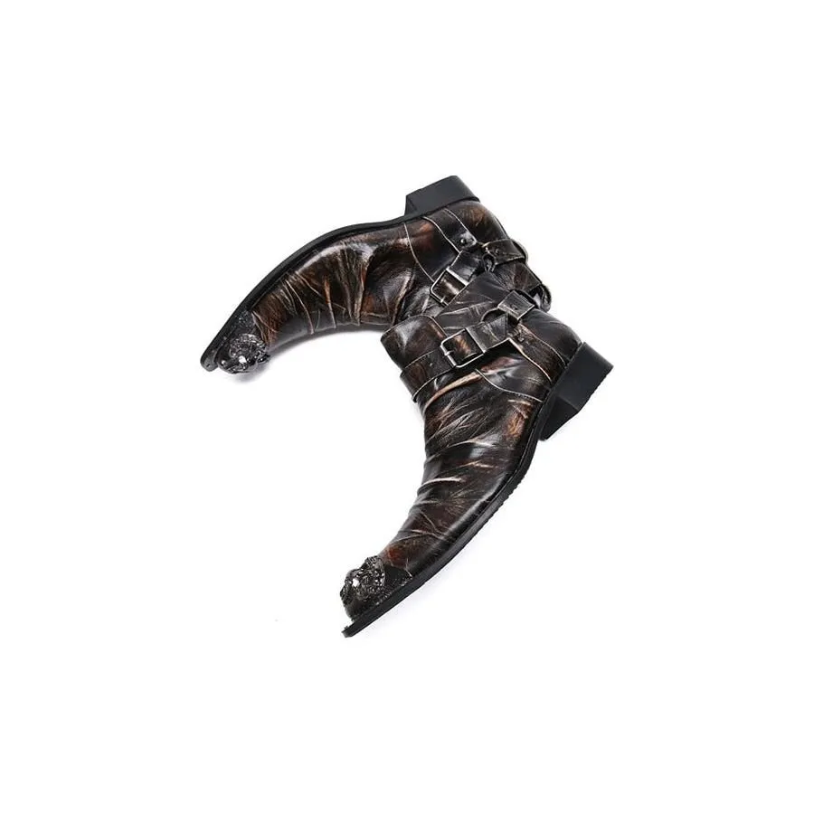 Serpatura Zippered Elegance Boots
