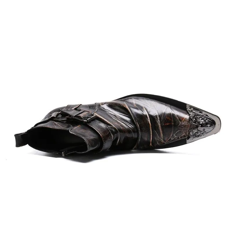 Serpatura Zippered Elegance Boots