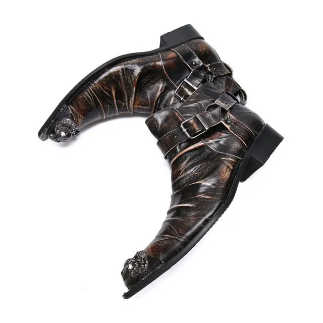 Serpatura Zippered Elegance Boots