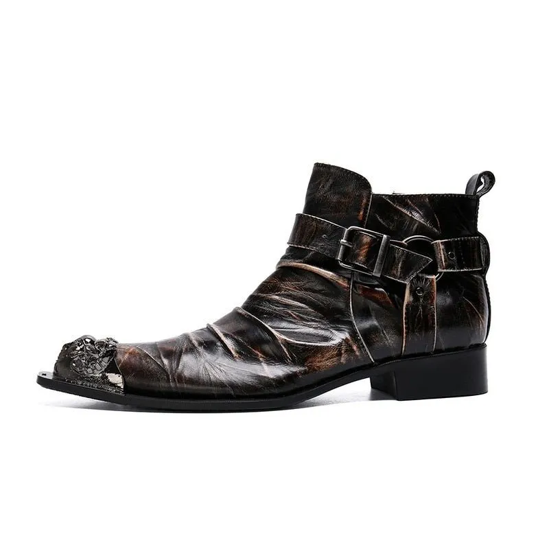 Serpatura Zippered Elegance Boots