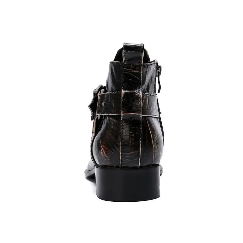 Serpatura Zippered Elegance Boots