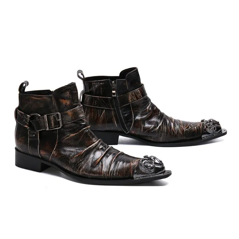 Serpatura Zippered Elegance Boots
