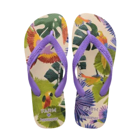 Top FARM Rio Passaros Flip Flops