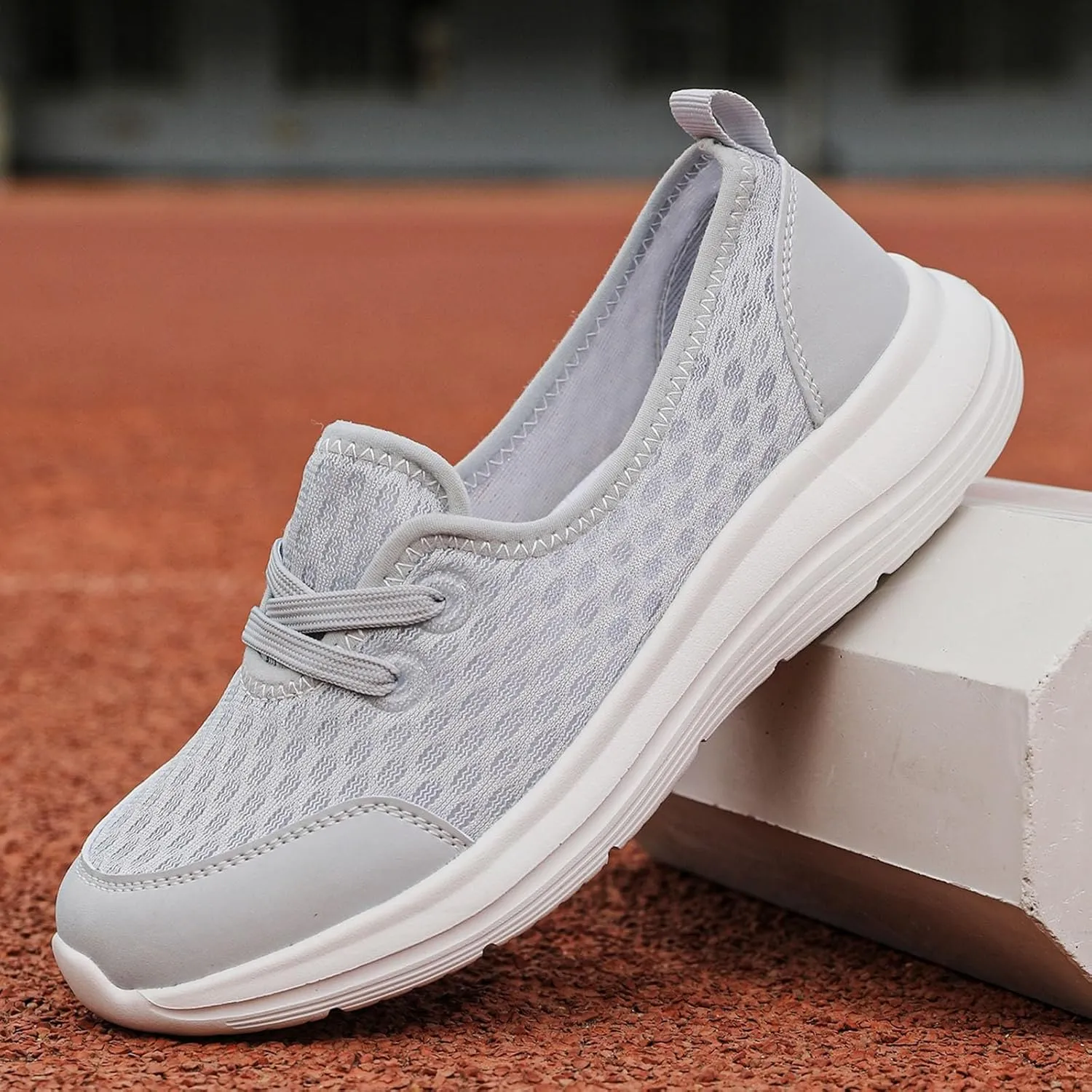 Women Shoes Soft Soled Mesh Casual Shoes Low Top Flat Soled Walking Shoes Sneaker Boots for Women Size 11