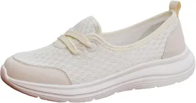Women Shoes Soft Soled Mesh Casual Shoes Low Top Flat Soled Walking Shoes Sneaker Boots for Women Size 11