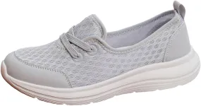 Women Shoes Soft Soled Mesh Casual Shoes Low Top Flat Soled Walking Shoes Sneaker Boots for Women Size 11