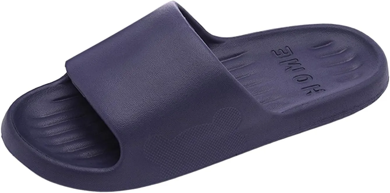 Women's Soft Flat Soled Sandal Open Toe Shower Shoes Bathroom Sandals Beach Sandals Travel Slippers for Women