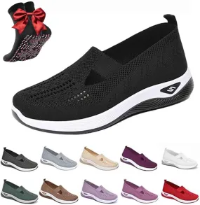 Women's Woven Orthopedic Breathable Soft Shoes, Women's Woven Breathable Soft Sole Shoes, Orthopedic Walking Sneaker, Non-Slip Arch Support
