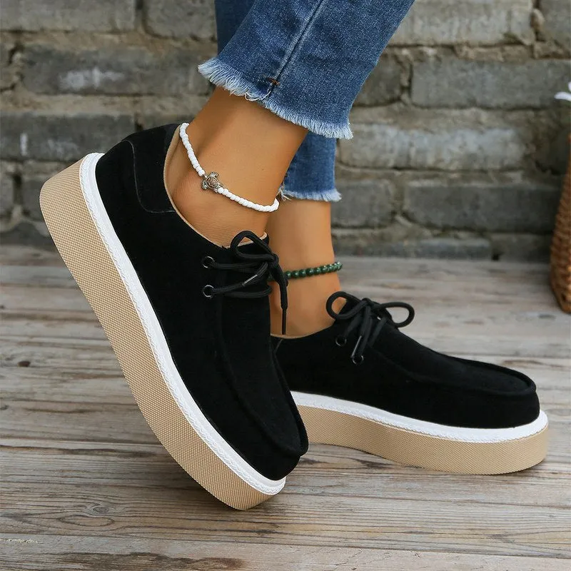 Yanelly Platform Suede Sneakers
