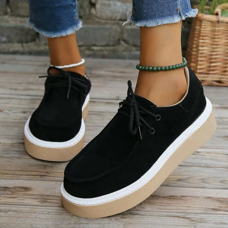 Yanelly Platform Suede Sneakers