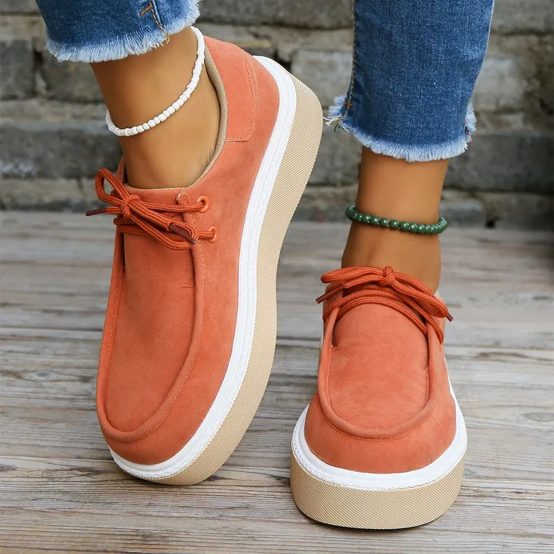 Yanelly Platform Suede Sneakers