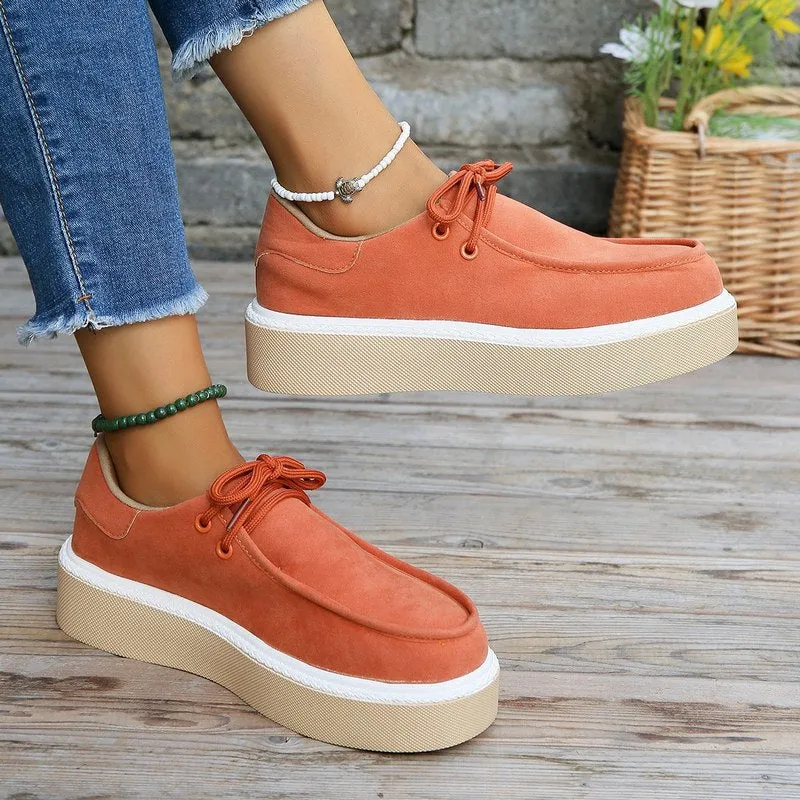 Yanelly Platform Suede Sneakers